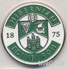 футбольный клуб Хиберниан (Шотландия) ЭМАЛЬ /Hibernian FC, Scotland football pin