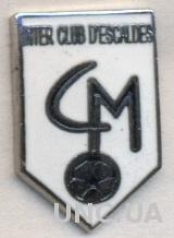футбольный клуб Интер (Андорра) ЭМАЛЬ /Inter Escaldes,Andorra football pin badge