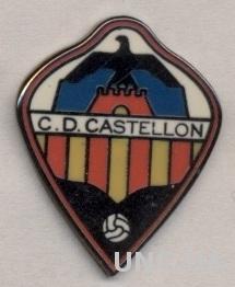 футбольный клуб Кастельон (Испания) ЭМАЛЬ /CD Castellon,Spain football pin badge