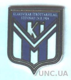футбольный клуб КИ Клаксвик (Фареры) ЭМАЛЬ /KI Klaksvik,Faroe football pin badge