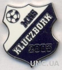 футбольный клуб Ключборк (Польша) ЭМАЛЬ /MKS Kluczbork,Poland football pin badge