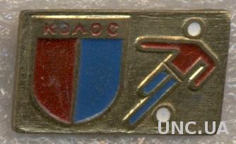 футбольный клуб Колос Никополь (Украина) тяжмет / Kolos N,Ukraine football badge