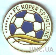 футбольный клуб Копер (Словения)2 тяжмет / FC Koper, Slovenia football pin badge