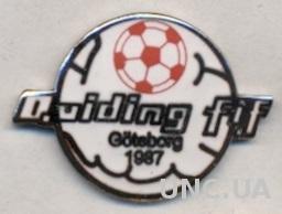 футбольный клуб Квидинг (Швеция)1 ЭМАЛЬ / Qviding FIF, Sweden football pin badge