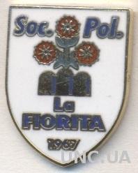 футбольный клуб Ла-Фиорита(Сан-Марино) ЭМАЛЬ /SP La Fiorita,San Marino pin badge