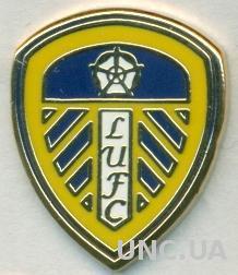футбольный клуб Лидс (Англия)1 ЭМАЛЬ /Leeds United FC,England football pin badge