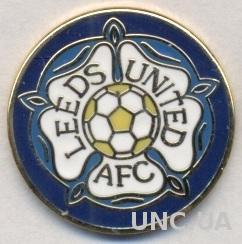 футбольный клуб Лидс (Англия)2 ЭМАЛЬ /Leeds United FC,England football pin badge