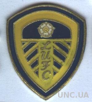 футбольный клуб Лидс (Англия) тяжмет /Leeds United FC,England football pin badge