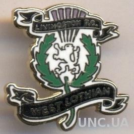 футбольный клуб Ливингстон (Шотландия) ЭМАЛЬ /Livingston,Scotland football badge