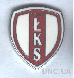 футбольный клуб ЛКС Лодзь (Польша), ЭМАЛЬ / LKS Lodz, Poland football pin badge