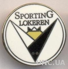 футбольный клуб Локерен (Бельгия) ЭМАЛЬ /Sporting Lokeren,Belgium football badge