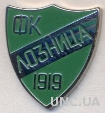 футбольный клуб Лозница (Сербия), ЭМАЛЬ / FK Loznica, Serbia football pin badge