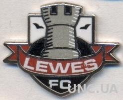 футбольный клуб Льюис (Англия) ЭМАЛЬ /Lewes FC,England football enamel pin badge