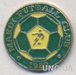 футбольный клуб Мако (Венгрия), тяжмет / Makoi FC, Hungary football pin badge