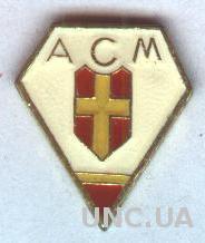 футбольный клуб Мессина (Италия), тяжмет / AC Messina, Italy football pin badge