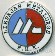 футбольный клуб Металургс Лиепая (Латвия) ЭМАЛЬ /L.Metalurgs,Latvia football pin