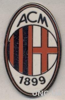 футбольный клуб Милан (Италия) ЭМАЛЬ,большой / AC Milan,Italy football pin badge