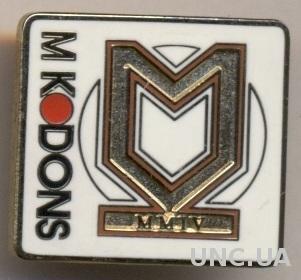 футбольный клуб МК Донс (Англия)2 ЭМАЛЬ / MK Dons FC, England football badge