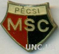 футбольный клуб МШЦ Печ (Венгрия), тяжмет / Pecsi MSC, Hungary football badge