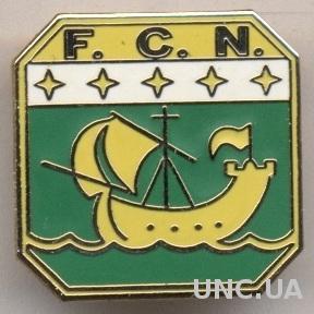 футбольный клуб Нант (Франция)№1 ЭМАЛЬ / FC Nantes, France football enamel badge