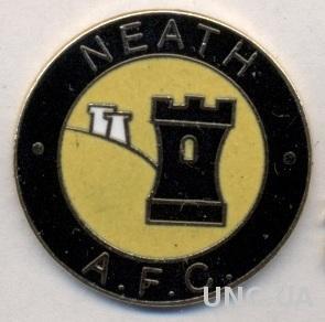 футбольный клуб Нэт АФК (Уэльс) ЭМАЛЬ /Neath AFC,Wales football enamel pin badge