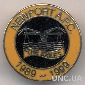 футбольный клуб Ньюпорт (Уэльс) ЭМАЛЬ / Newport AFC, Wales football enamel badge