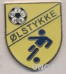 футбольный клуб Ольстюкке (Дания) ЭМАЛЬ / Olstykke FC,Denmark football pin badge