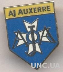 футбольный клуб Осер (Франция)2 ЭМАЛЬ / AJ Auxerre, France football enamel badge