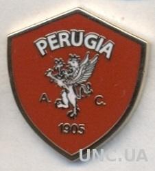 футбольный клуб Перуджа (Италия)1 ЭМАЛЬ /Perugia Calcio,Italy football pin badge