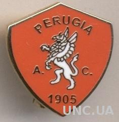 футбольный клуб Перуджа (Италия)2 ЭМАЛЬ / Perugia Calcio, Italy football badge