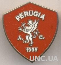 футбольный клуб Перуджа (Италия)3 ЭМАЛЬ / Perugia Calcio, Italy football badge