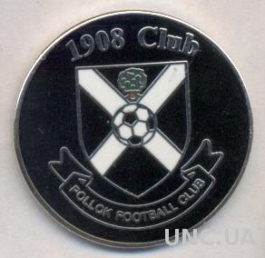 футбольный клуб Поллок (Шотландия) ЭМАЛЬ / Pollok FC,Scotland football pin badge