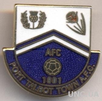футбольный клуб Порт-Тэлбот (Уэльс)3 ЭМАЛЬ /Port Talbot AFC,Wales football badge