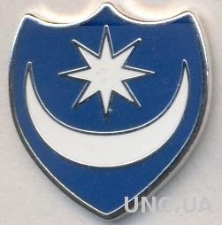 футбольный клуб Портсмут(Англия) ЭМАЛЬ /Portsmouth FC,England football pin badge