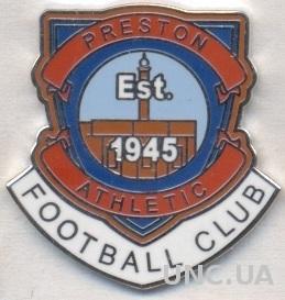 футбольный клуб Престон(Шотландия) ЭМАЛЬ /Preston Athletic,Scotland football pin