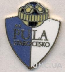 футбольный клуб Пула (Хорватия) ЭМАЛЬ /NK Pula,Croatia football enamel pin badge