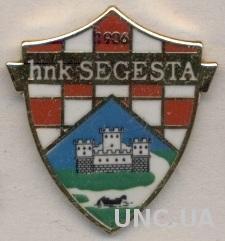 футбольный клуб Сегеста (Хорватия) ЭМАЛЬ /HNK Segesta,Croatia football pin badge