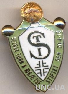 футбольный клуб Селбак (Норвегия) ЭМАЛЬ,старый /Selbak TIF,Norway football badge