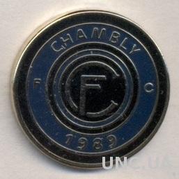 футбольный клуб Шамбли (Франция), ЭМАЛЬ / FC Chambly, France football pin badge