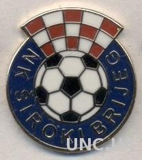 футбольный клуб Широки Бриег (Босния) ЭМАЛЬ / Siroki Brijeg, Bosnia football pin