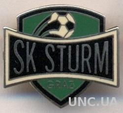 футбольный клуб Штурм Грац (Австрия)4 ЭМАЛЬ / Sturm Graz, Austria football badge