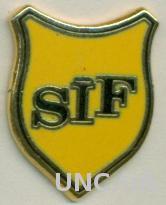 футбольный клуб СИФ Сандавагур (Фареры) ЭМАЛЬ /SIF Sandavagur,Faroe football pin