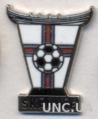 футбольный клуб Скала (Фареры)2 ЭМАЛЬ / IF Skala,Faroe football enamel pin badge