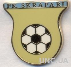 футбольный клуб Скрапари (Албания) ЭМАЛЬ /FK Skrapari,Albania football pin badge