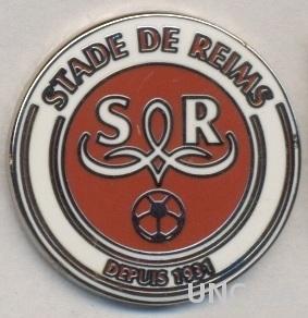 футбольный клуб Стад Реймс(Франция) ЭМАЛЬ /Stade Reims,France football pin badge