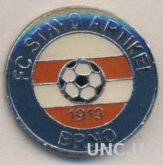 футбольный клуб Ставо Артикел Брно(Чехия) тяжмет /Stavo Artikel Brno,Czech badge