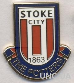 футбольный клуб Сток Сити (Англия)2 ЭМАЛЬ /Stoke City,England football pin badge