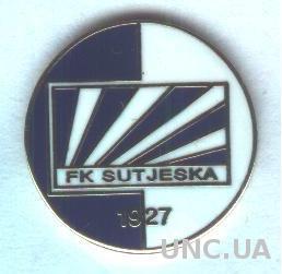 футбольный клуб Сутьеска (Черногория), ЭМАЛЬ / Sutjeska, Montenegro football pin