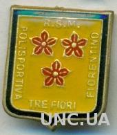 футбольный клуб Тре Фиори (Сан-Марино) тяжмет /Tre Fiori,San Marino calcio badge
