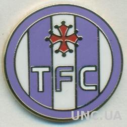 футбольный клуб Тулуза ФК (Франция),№2, ЭМАЛЬ / Toulouse FC, France football pin